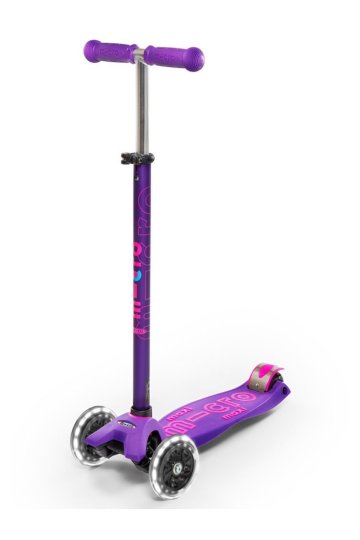 Patinete Maxi Deluxe Lila LED