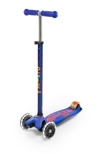 Patinete Maxi Deluxe Azul LED