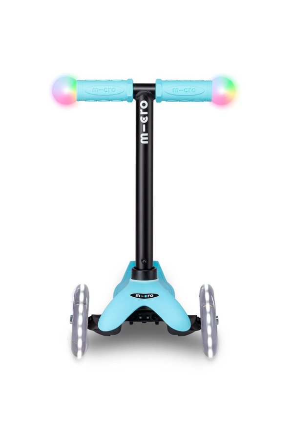 Patinete Micro Mini 2 Grow Deluxe Magic Led Azul 1-6 Años - La Colmena